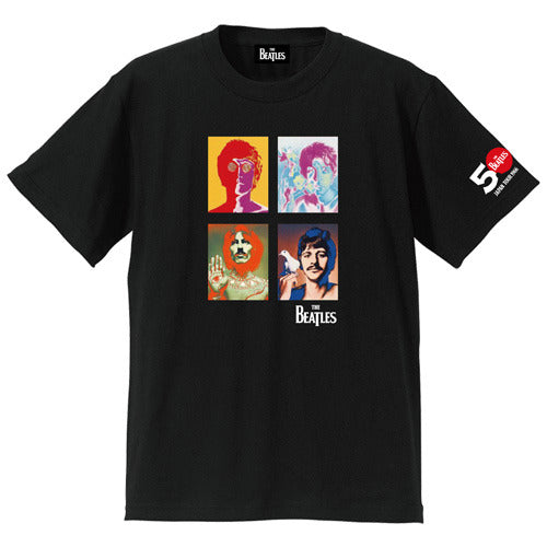 ザ・ビートルズ / 4 Faces Black Tee【Tシャツ】 – THE BEATLES STORE