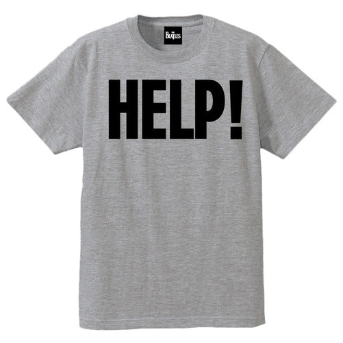 ザ・ビートルズ / The Beatles Help! Tee Grey【Tシャツ】【大人用