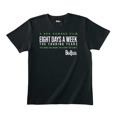 THE BEATLES EIGHT DAYS A WEEK Tシャツ 特典 ザ・ビートルズ / The Beatles Eight Days A Week Logo Black Tee【T