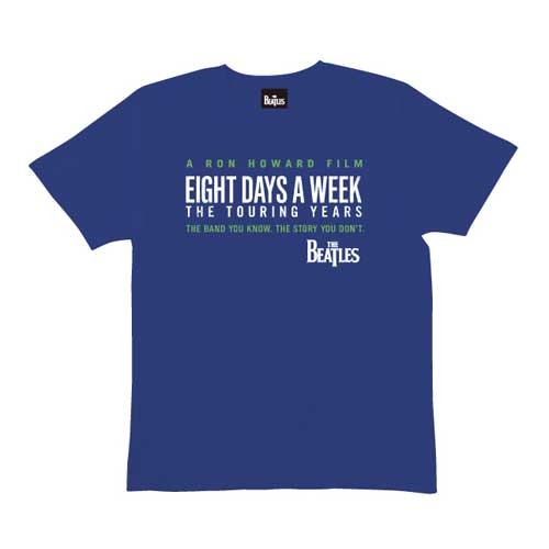 ザ・ビートルズ / The Beatles Eight Days A Week Logo Navy Tee【T