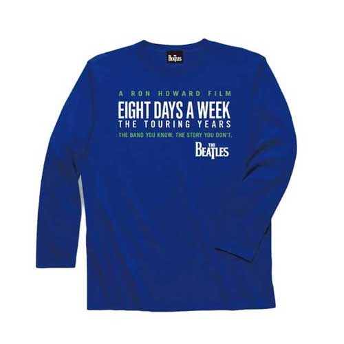 THE BEATLES EIGHT DAYS A WEEK Tシャツ 特典 ザ・ビートルズ / The Beatles Eight Days A Week Logo Navy Long