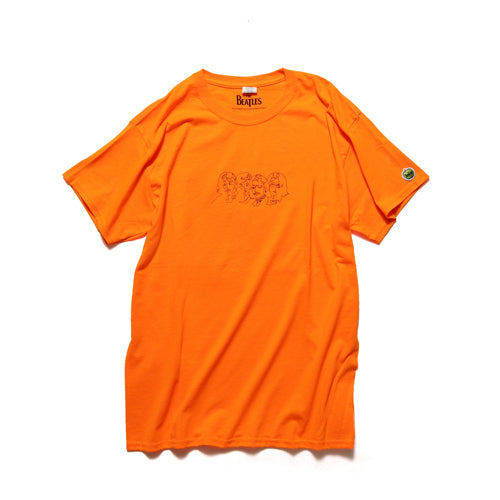 ザ・ビートルズ / White Album Silhouette S/S Tee Orange (T-Shirt