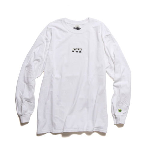 ザ・ビートルズ / Let It Be Logo L/S Tee White (T-Shirt / White