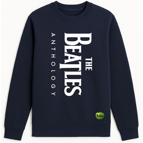 90s Beatles anthologyビートルズスウェット　かわしまたかひろ THE BEATLES FREE AS A BIRD SWEAT NAVY【グッズ】 – THE BEATLES STORE