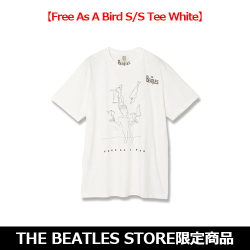 Free As A Bird S/S Tee White【THE BEATLES STORE限定商品】