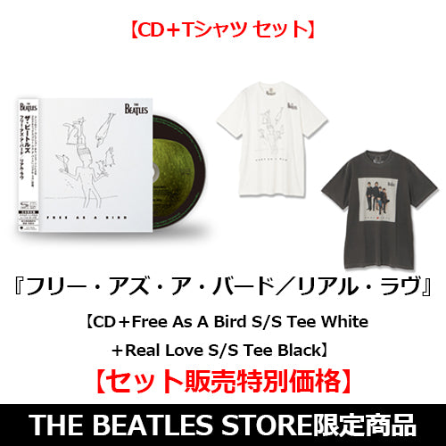 ameri ビートルズT ホワイト VENCE EXCHANGE｜THE BEATLES ザ ビートルズ フォトプリントTシャツ