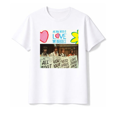 All You Need Is Love Single Cover T-shirts White【The Beatles