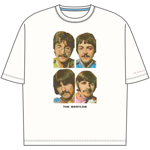 1967 Individual Face Photo T-shirts White【The Beatles Popup 2026