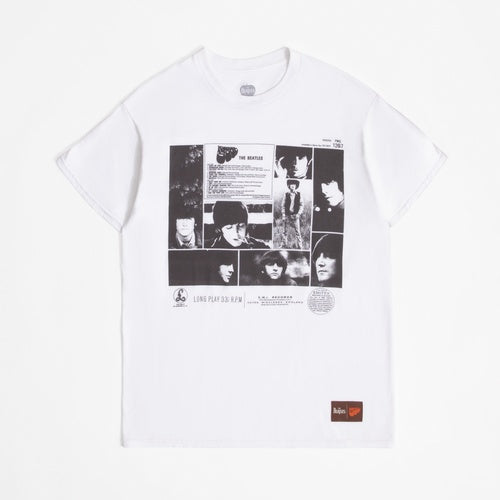 Rubber Soul White Montage Tee【グッズ】 – THE BEATLES STORE