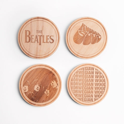 Rubber Soul Set Of 4 Coasters【グッズ】 – THE BEATLES STORE
