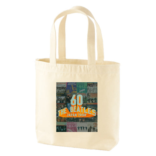 The Beatles 60th Anniversary Tote bag White【The Beatles Popup