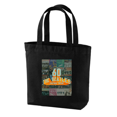 The Beatles 60th Anniversary Tote bag Black【The Beatles Popup