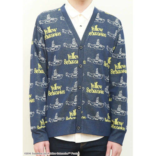 ザ・ビートルズ / graniph カーディガン(ネイビー）【カーディガン