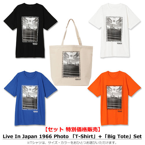 ザ・ビートルズ / Live In Japan 1966 Photo S/S Tee + Live In Japan 1966 Photo