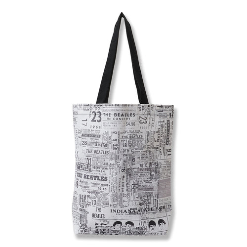 Ticket Allover Printed Tote