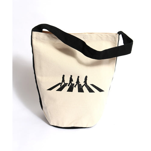 ザ・ビートルズ / Abbey Road Silhouette Shoulder Bag White (Black